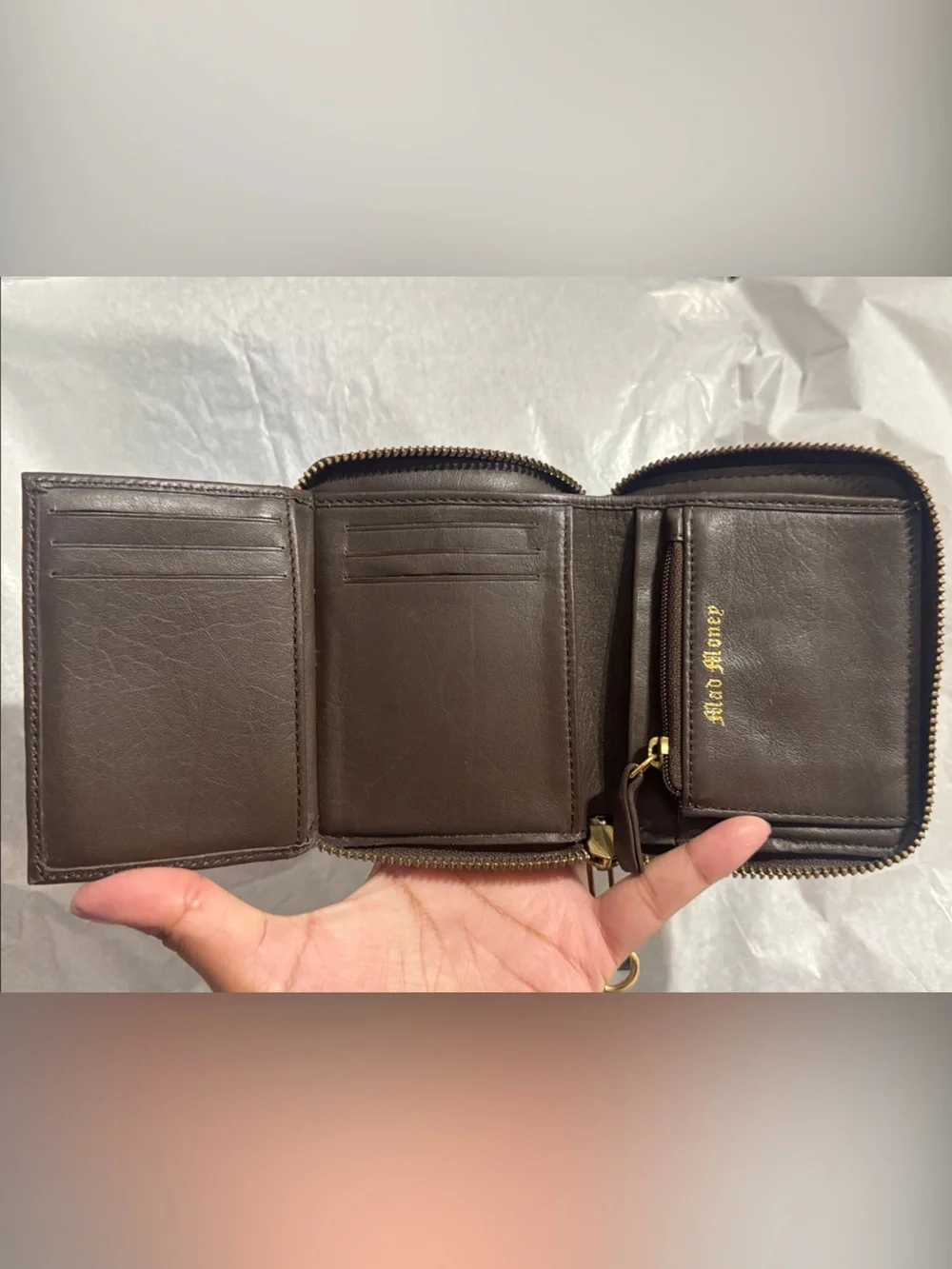 Juicy Couture Y2K Velour Zip Around Wallet